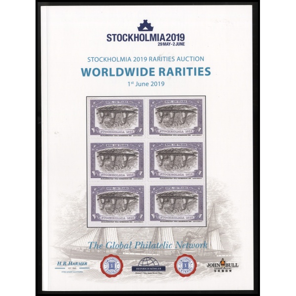 Stockholmia 2019 Rarities Auction. Worldwide Stamps and Postal History.