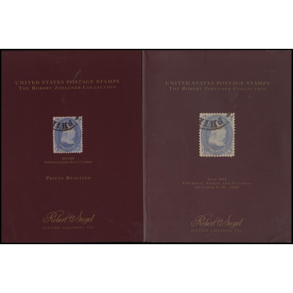 UNITED STATES POSTAGE STAMPS The Robert Zoellner Collection