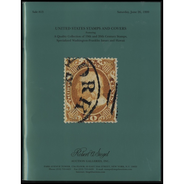 UNITED STATES STAMPS AND COVERS Featuring A Quality Collection of 19th and 20th Century Stamps, Specialized Washington-Franklin Issues and Hawaii